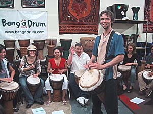 Tribal drumming World hand drumming class